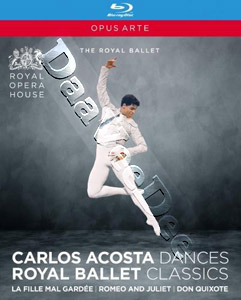 The Carlos Acosta Collection |The Royal Ballet Classics | La Fille Mal Garde / Romeo and Juliet / Don Quixote.  Blu-Ray